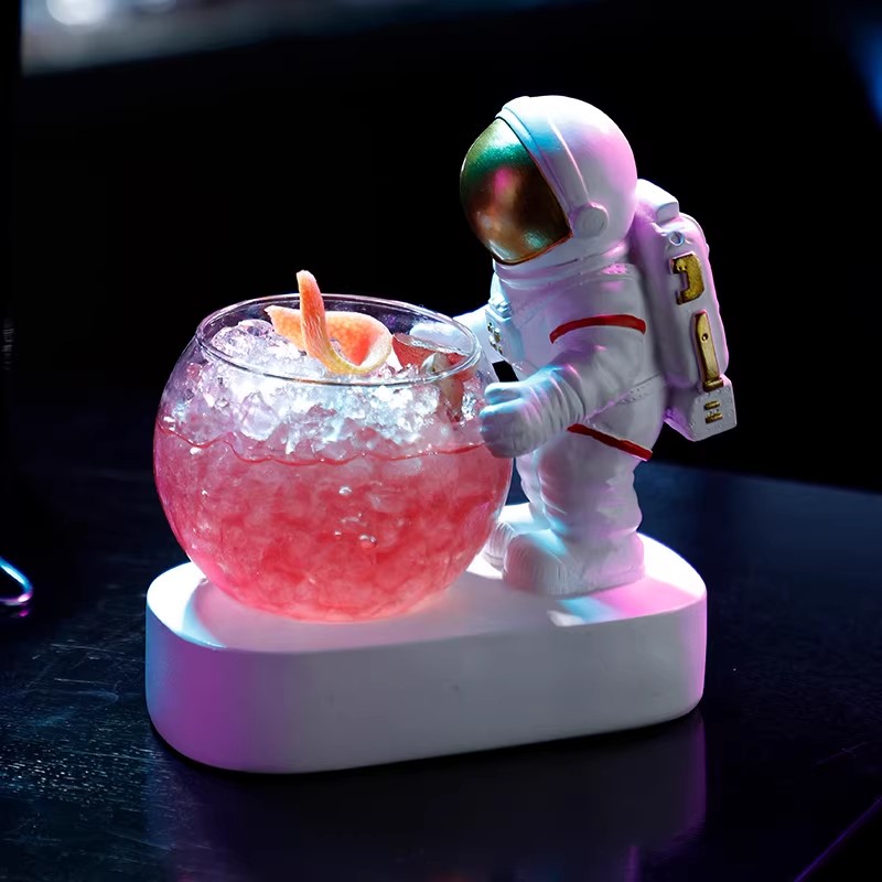 Wine Beer Mix Drink - 250ml Creatief Astronaut Design Gepersonaliseerd Lichtgevend