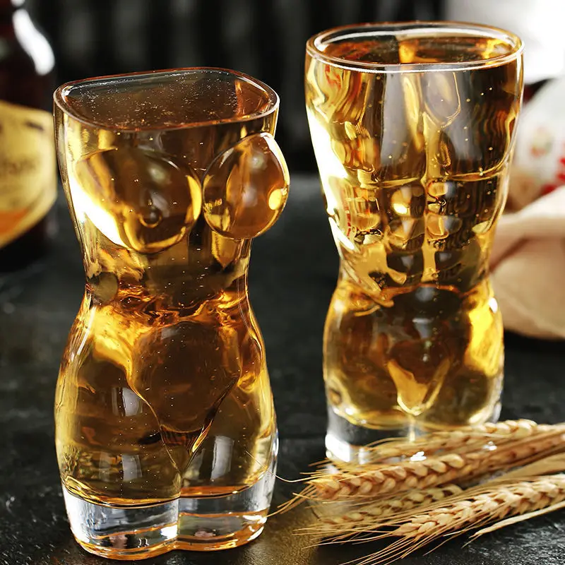 Wine Beer Mix Drink - Creatieve Bierglazen Body Art Drinkbekers Wijnbar