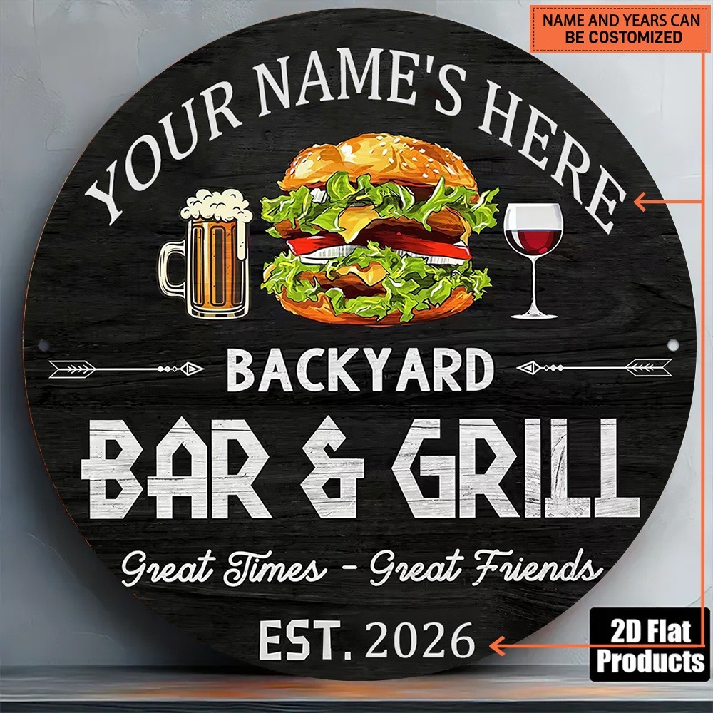 Wine With Beer Name - [2D Plat] 1 stuk Op maat
