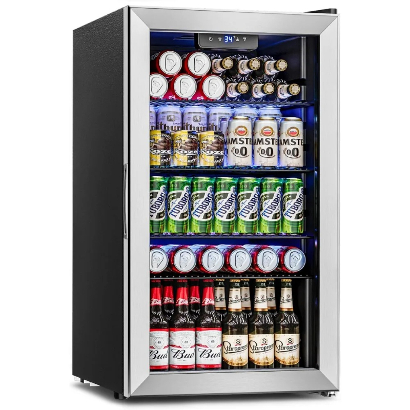 Drankenkoelkast - 126 blikjes  - Wine Beer Fridge Small recensie en prijs