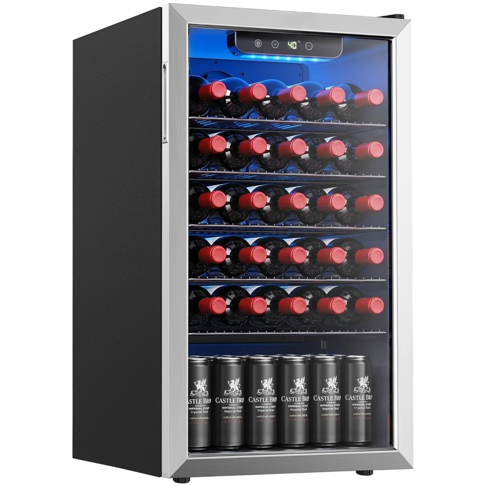 128 blikjes mini-koelkast, gla - Wine Beer Fridge Small recensie en prijs