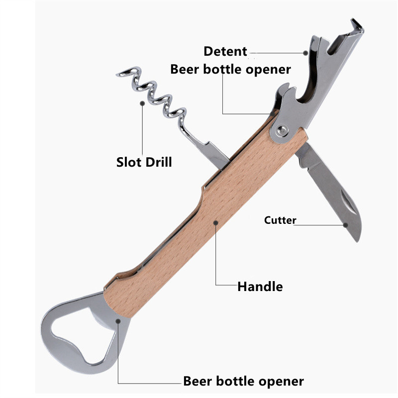 Aanpasbare naam houten wijnope - Wine With Beer Name recensie en prijs