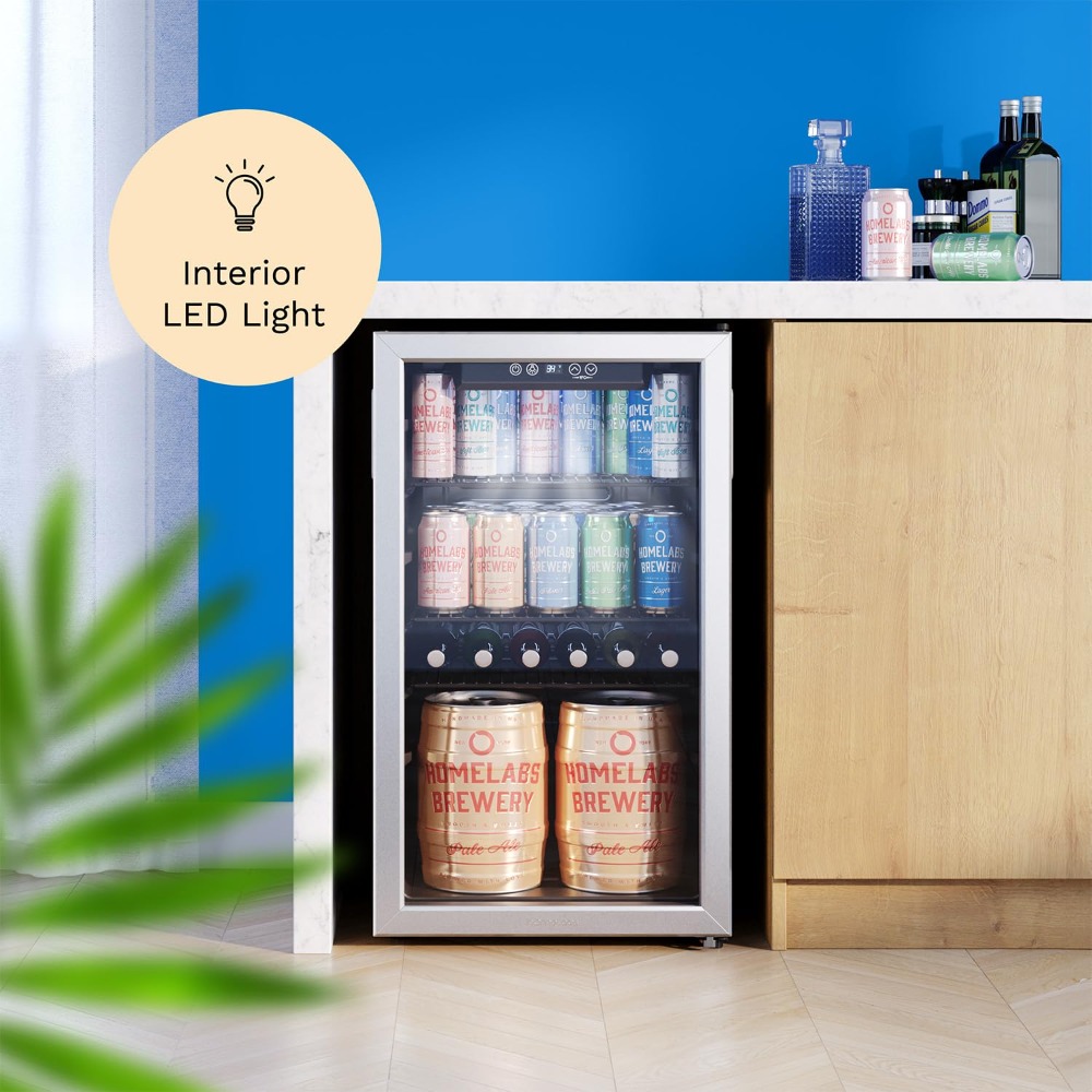 120 blikjes mini-koelkast, gla - Wine Beer Fridge Small recensie en prijs