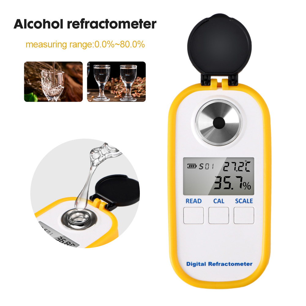 Digitale Alcohol Refractometer - Wine Beer Spirit recensie en prijs