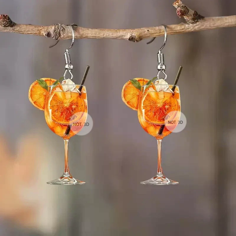 Mode 2D Platte Ontwerp Oorbell - Wine Beer Festival recensie en prijs