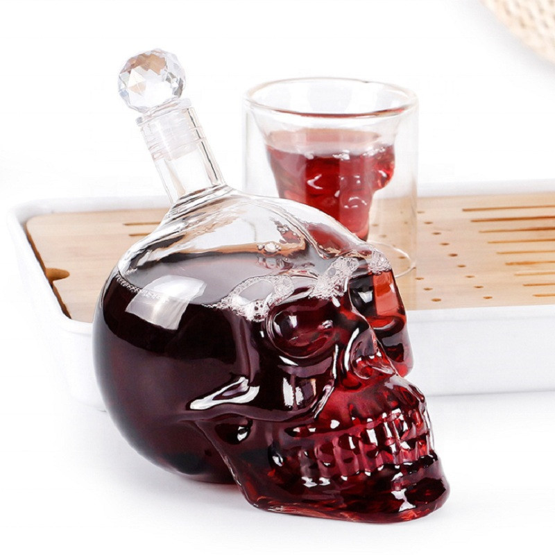 Creatieve Schedel Hoofd Karaf  - Wine Beer Spirit recensie en prijs
