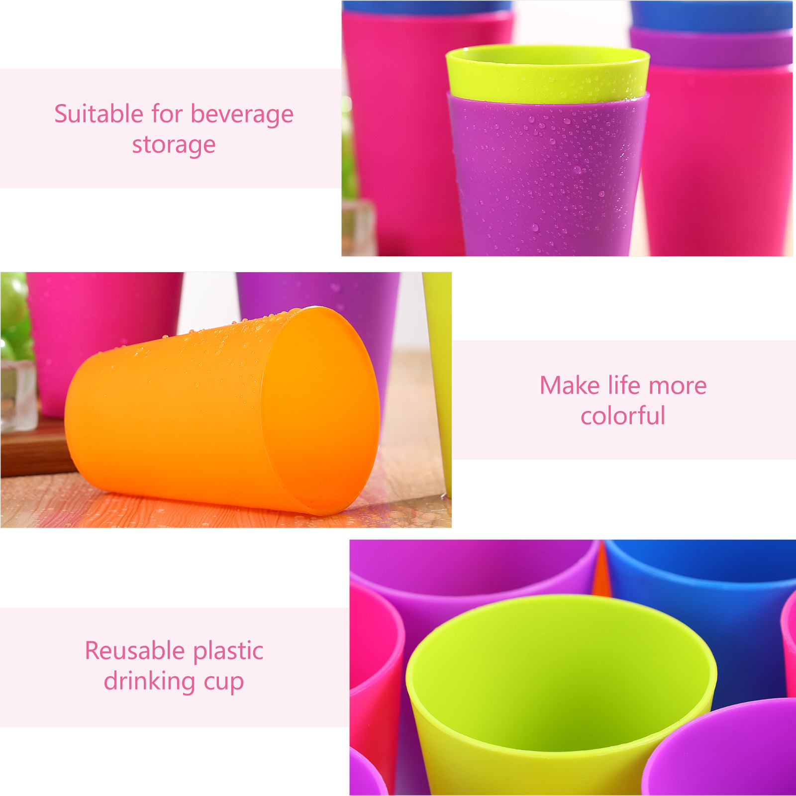 15 stuks gemengde kleuren plas - Wine Beer Mix Drink recensie en prijs