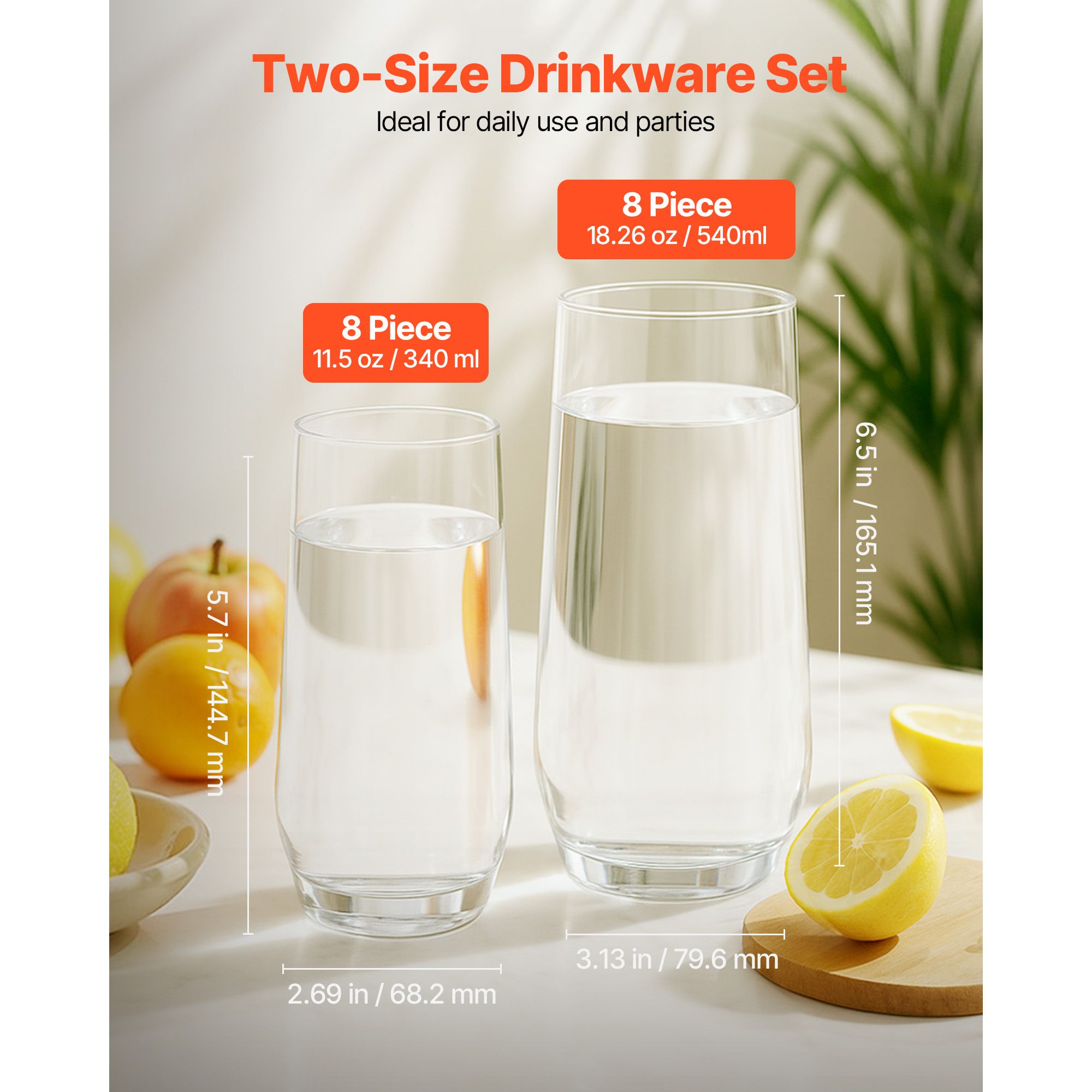Drinkglazenset, 16-delige kris - Wine Beer Mix Drink recensie en prijs