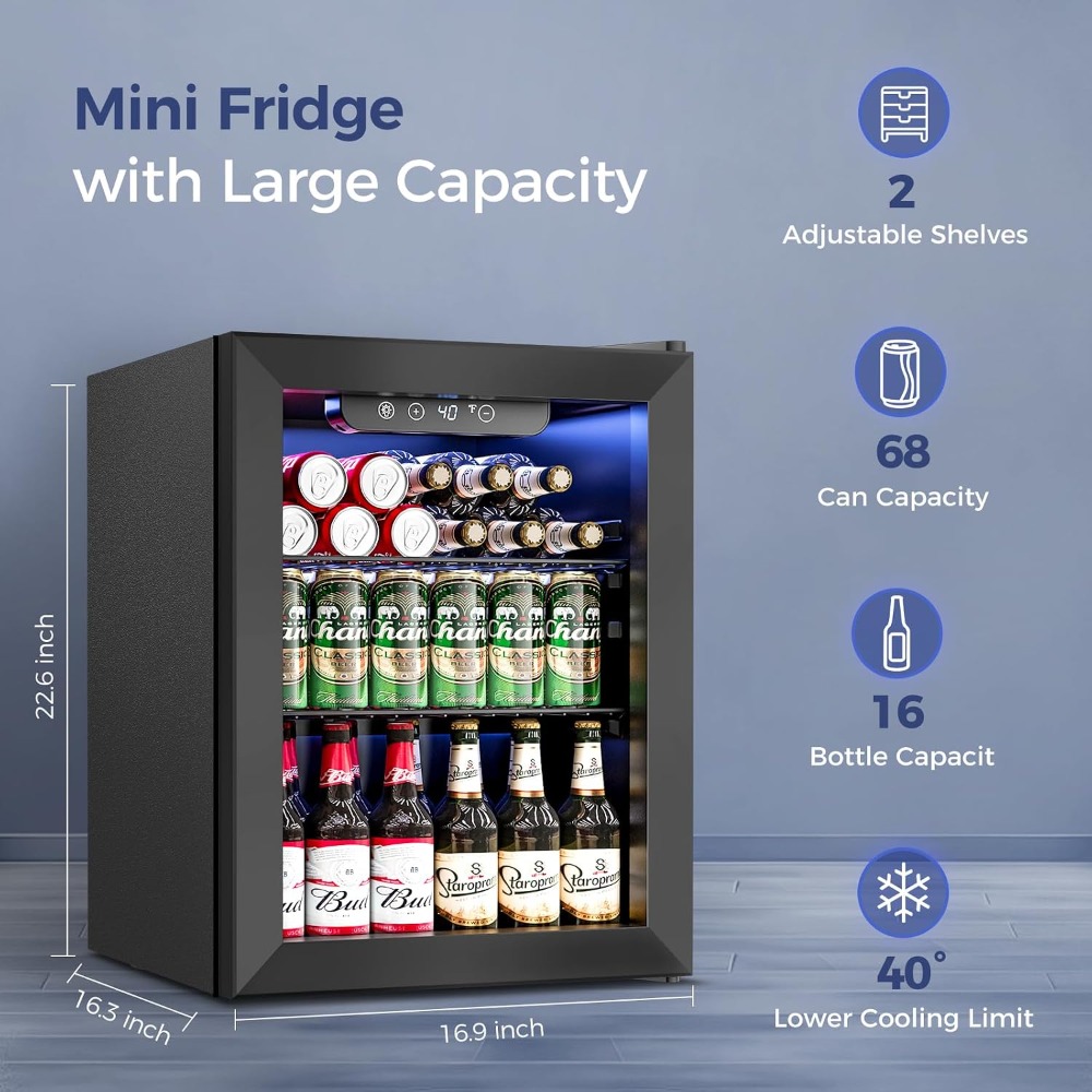 1,7 Cu.Ft Mini Koelkast voor D - Wine Beer Fridge Small recensie en prijs