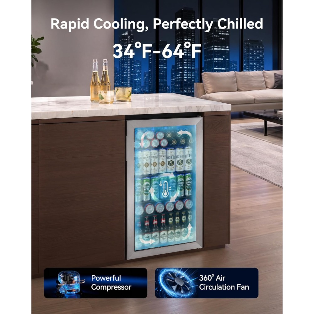 126 Can Mini Koelkast, Koelkas - Wine Beer Fridge Small recensie en prijs